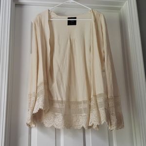 Cream Laced Bottom Cotton On Cardigan